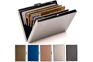 EASTNIGHTS RFID Credit Card Holder Stainless Steel Credit Card Wallet Business Card Holder for Women Men