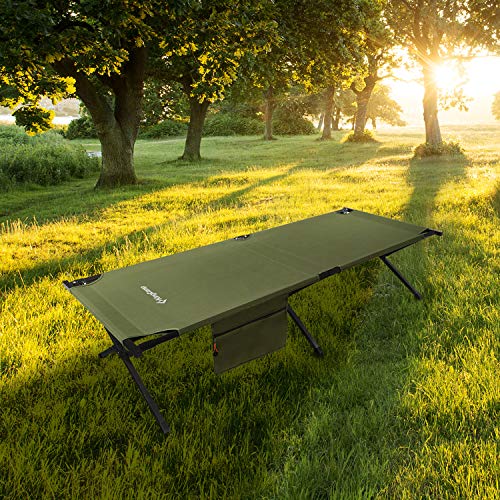 KingCamp Oversized Camping Cot 30" Wide XXL for Adults Heavy Duty