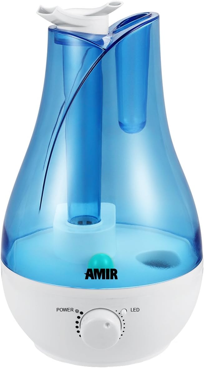 Amir 2.8L Cool Mist Humidifier, Advanced Ultrasonic