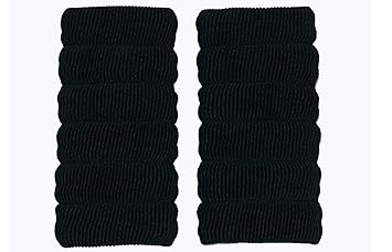 12 Hair Bands Bobbles Elastic Ties Hairbands Towelling Ponytail