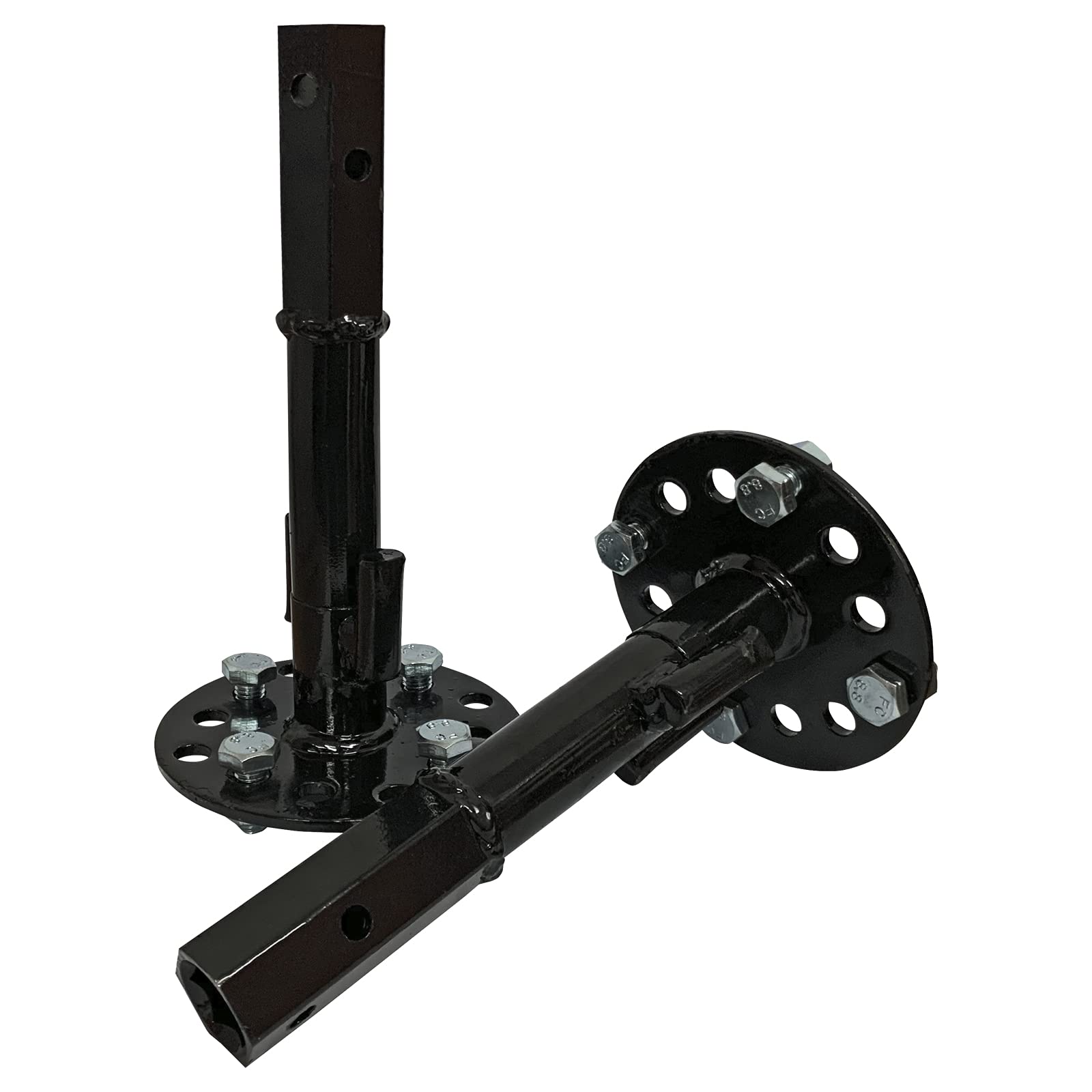 Bricoferr PT00037 A Set of Axles to Attach to Pneumatic Wheels with a 23mm Inner Hexagonal Socket, assorted model.