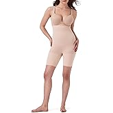 SPANX SPANXsculpt Power Series High-Waisted Mid-Thigh Short - Lightweight, All-Day Comfort - Core Control Shapewear - Soft Nude - 1X