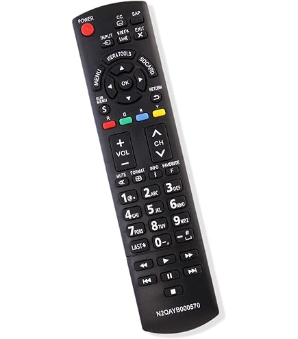 N2QAYB000485 Remote Control Replacement for Panasonic Plasma Viera