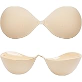 Nimiah Super Thick Adhesive Bra - Instant Volume Sticky Bra for Flat Chest Unisex, Mastectomy, Transgender Beginner