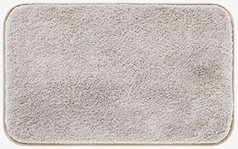 Amazon Individual Angel バスマット おしゃれ 浴室 お風呂 バスマット 吸水 40cm 60 マット 手入れ 簡単 足拭き 無地 ふかふか ライトグレー 浴室足ふきマット ホーム キッチン オンライン通販