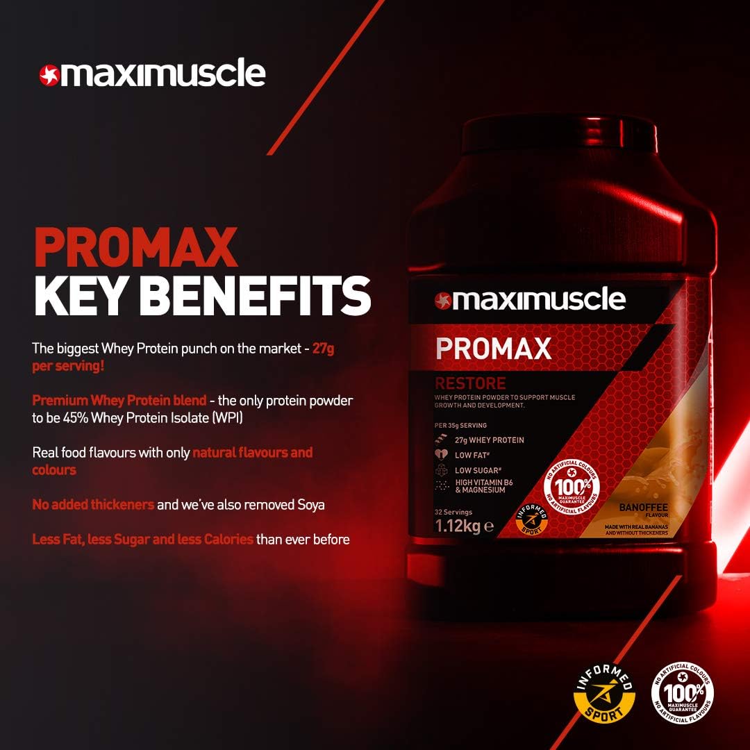 Pro Max Powder Maximuscle Promax Powder | Restore Whey Concentrate Protein Powder for ...