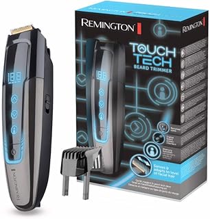 Remington Barttrimmer Herren MB4700 (digitale TouchScreen-Oberfläche, 0,4-18mm Längeneinstellung, Netz-/Lithium Ionen Akkubetrieb, Micro-USB-Ladefunktion inkl.Kabel) Bartschneider Touch Tech