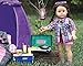 Sophia's Green Coleman 18 Inch Doll Camping Stove & Food Set with Frying Pan Perfect for American Girl Dolls & More! 18 Inch Doll Green Coleman Campfire Stove and Mini Doll Food Set