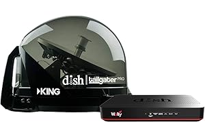 RV Wholesale Direct Dish Bundle DTP4900 Tailgater PRO Premium Satellite TV Antenna w/Wally Receiver