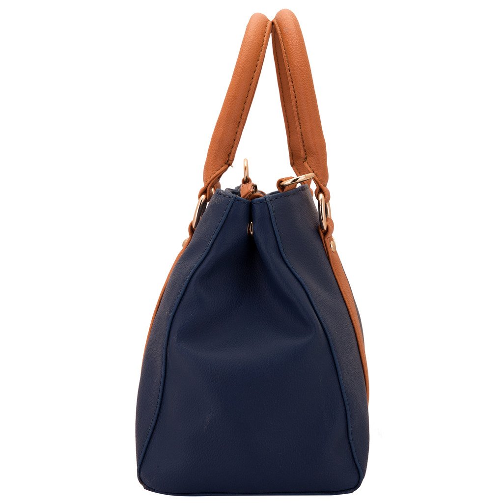 lapis o lupo women's blue handbag ( blue ,llhb0013bl)