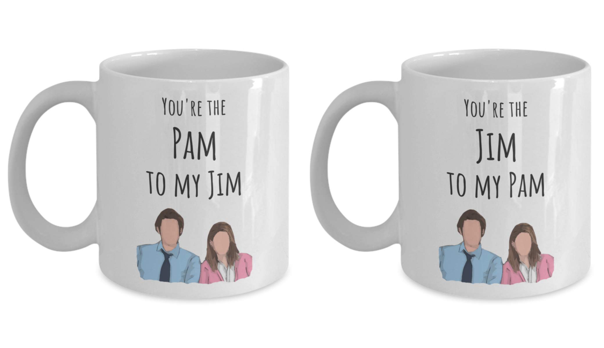 Jim to my Pam Couples Mug Gift for Her Gift for Him Tea Cup Valentines Day Present