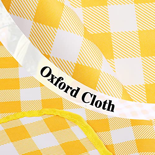 Onlyesh Outdoor Picnic Blanket, 200x200 Waterproof Beach Picnic Mat, Large Picnic Blanket for Beach/Park/Camping/Hiking/Family Concerts/Grass Trips, Yellow