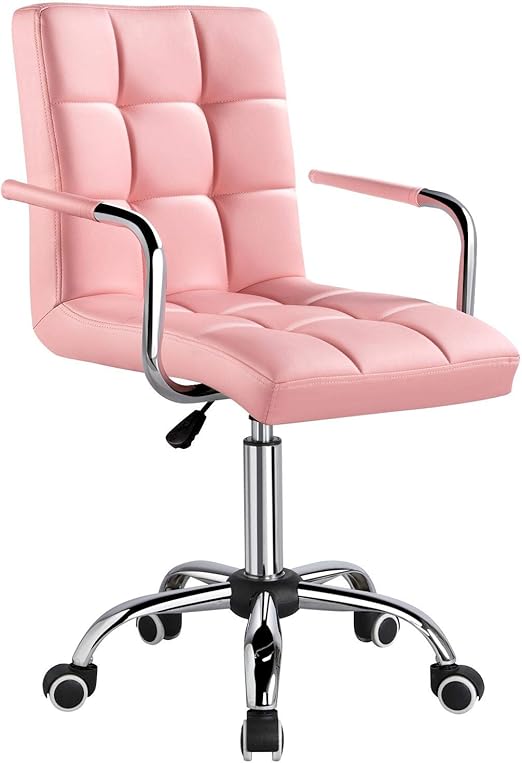 desk chairs pink