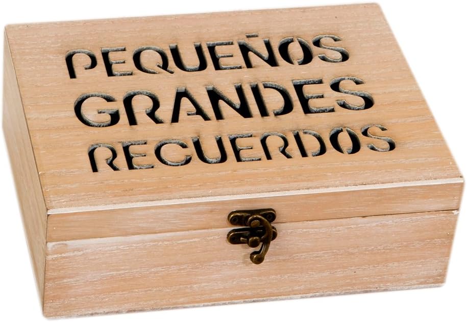 Mopec W1601 Cofre para Dejar Mensajes, Madera, Marrón, 17 x 23 x 8 cm: Amazon.es: Hogar