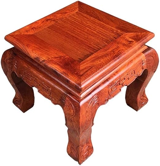 CZ-SQG Taburete de sofá Taburete de Madera Maciza Banco Grande de