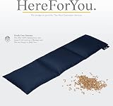 Qomfor Microwavable Wheat Bag 3-Chamber Dark Blue 46x12 cm 700g view 6