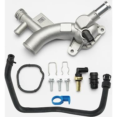 Engine Coolant Thermostat Housing – Metal, Direct Fit For Chevy Camaro, Impala, Corvette, 1963-1993