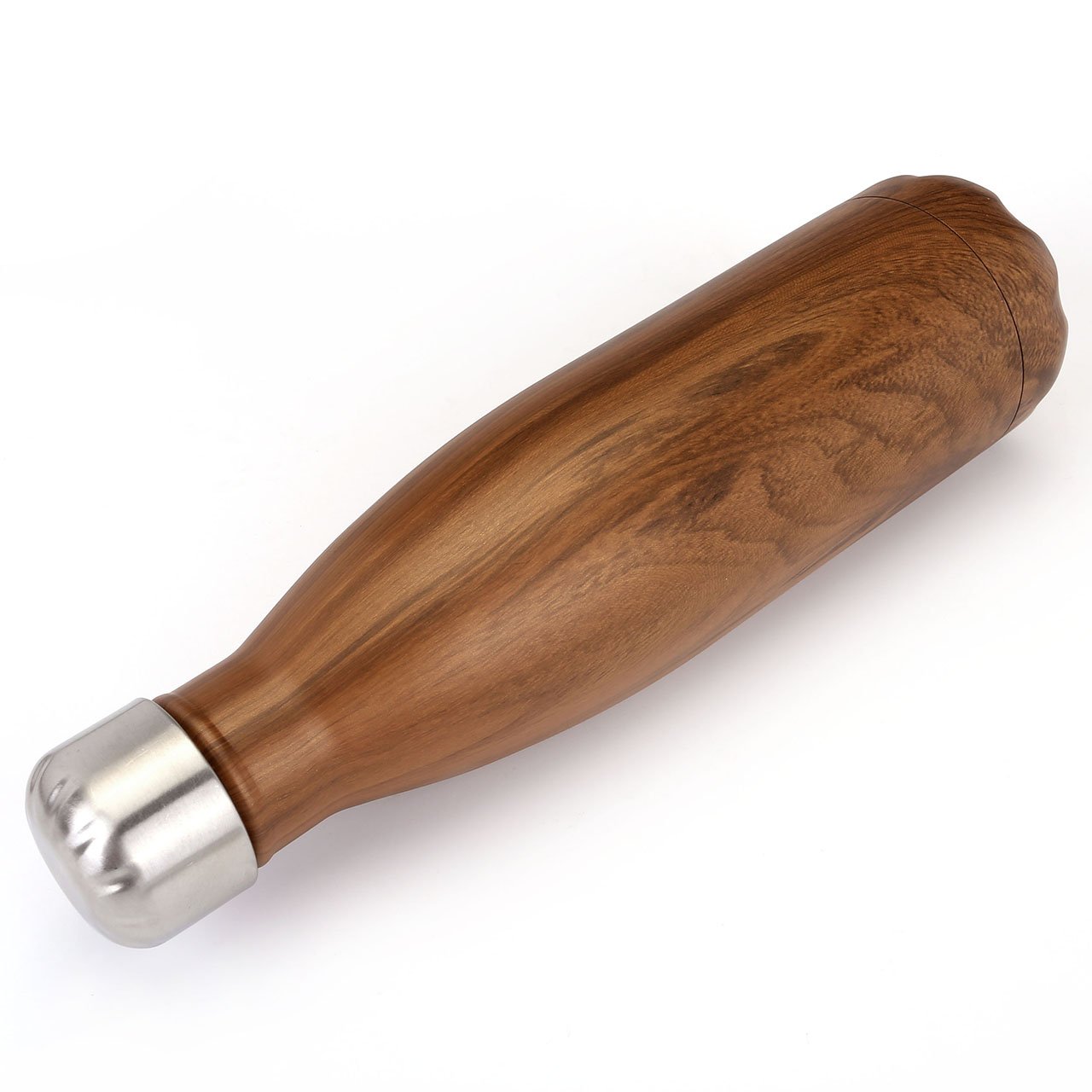 Vacuum Insulated Water Bottle, Yerwal Leak-Proof Double Walled Stainless Steel Cola Shape Travel Sports Water Bottle, Keeps Your Drink Hot & Cold