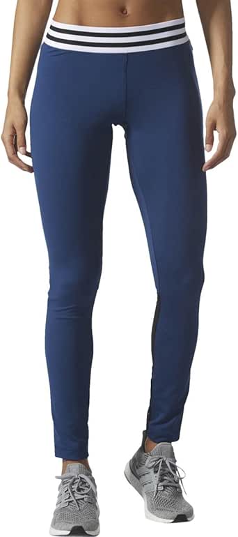 Amazon.com: adidas Women's Athletics Zipper Leggings, Mystery Blue Black, Small: Clothing