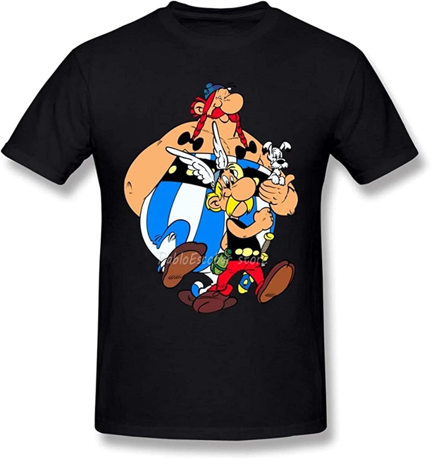 Asterix T Shirt Asterix and Obelix T-Shirt Streetwear Short Sleeve Tee