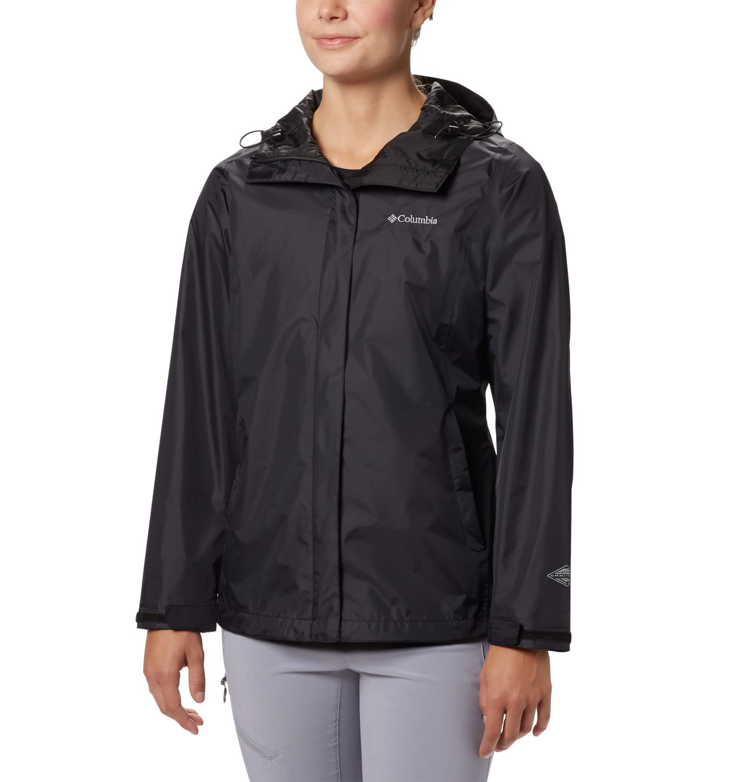 Columbia Arcadia II - Chaqueta para mujer, color negro, talla mediana