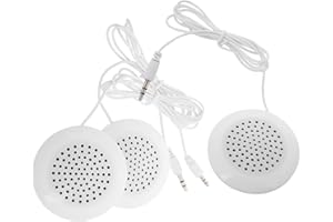 AUTSUPPL 3pcs Mini Pillow Speaker Wired Portable Stereo with Headphone Jack for Bed Office Home