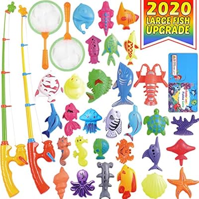 kids magnetic fishing pole
