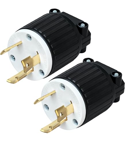 NEMA 10-30R Receptacle – 30A 125/250V Heavy-Duty 3-Pole 3-Wire Outlet, ETL-Listed For Dryers, Stoves, RVs & Generators