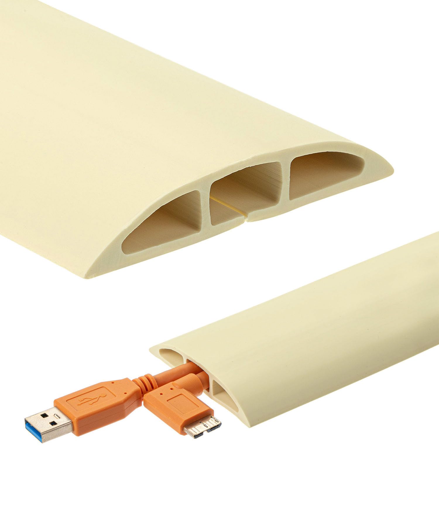 Photo 1 of Bates Floor Cord and Cable Cover - 6ft Extension Cord Hider and Protector