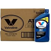 Valvoline ATF +4 Full Synthetic Automatic Transmission Fluid 1 QT, Case of 6