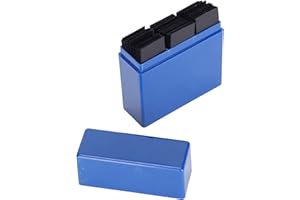 AGATIGE 300PCS Dental Articulating Paper, Dental Teeth Supplies Dentist Accessory with Plastic Dispenser Dental Restoration Oral Care Supplies for Adults and Kids (Blue)