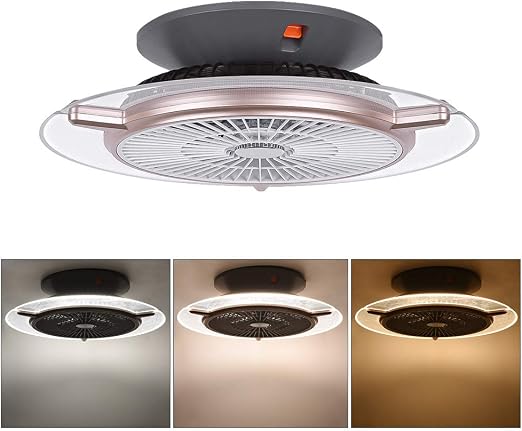 Plafonnier Led Ventilateur Ventilateur Plafond Avec Lumière MOUNM - 50cm, LED Dimmable 3000K-6000K, Télécommande Ventilateur De Plafond Plafonnier Led Ventilateur Ventilateur Plafond Avec Lumière MOUNM - 50cm, LED Dimmable 3000K-6000K, Télécommande Ventilateur De Plafond