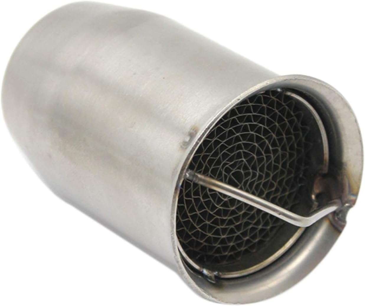 Amazon Co Jp エスネット 触媒 型 汎用 インナー サイレンサー ステンレス製 バッフル 砲弾 型 マフラー 装着 カスタム Sn 192 N2 カッター パイプ 60ｍｍ Diy 工具 ガーデン