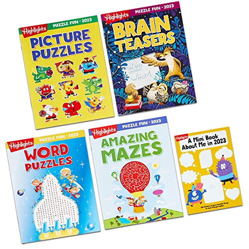 Highlights Puzzle Fun 2023 Special Edition Activity Books for Kids Ages