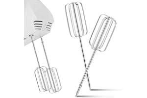 KALLORY 2 Pcs Hand Mixer Attachments Beaters Hand Mixer Beaters Attachments Compatible for Cuisinart Hm-50,50bk, 70, Stainles