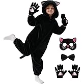 MivBuks Kids Cheetah Costume for Girls Leopard Cat Onesie for Girls Animal Costume Halloween Christmas Jumpsuit