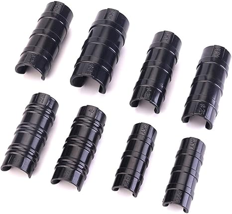 Yardwe 10pcs Abs Snap Clamp Pvc Pipe Clips For Greenhouses Row
