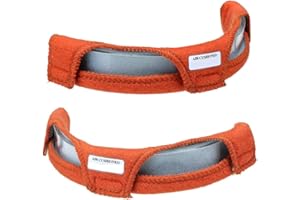 KCHEX 2Pcs Hard Hat Helmet FR Sweatsopad Air Cushioned 20-3200V Sweatband - Sweatband - Sweat Bands Washable (Orange)
