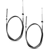 QAGGUM 9FT Throttle &amp; Shift Control Cable Replace 0173109 | Fit for Johnson Evinrude BRP OMC Outboard Engines 1979 to Present