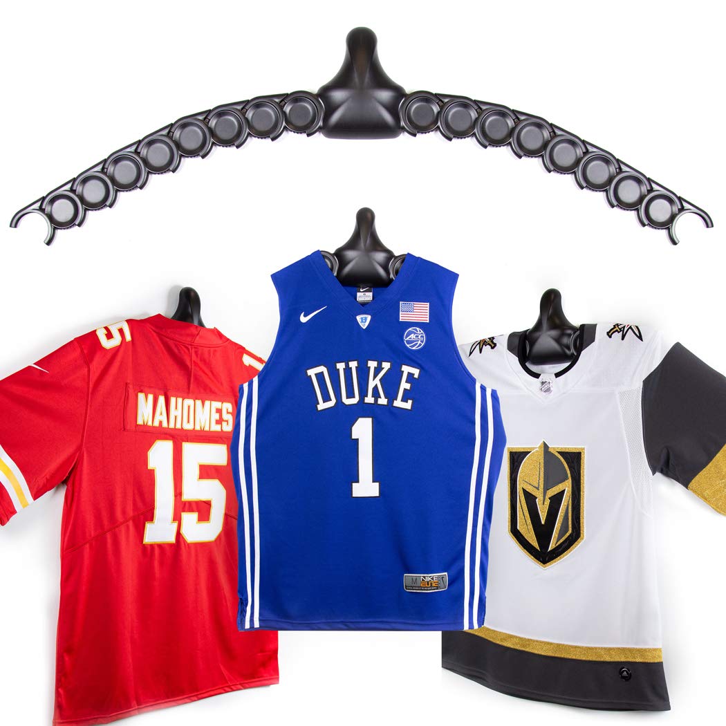 sports jersey display