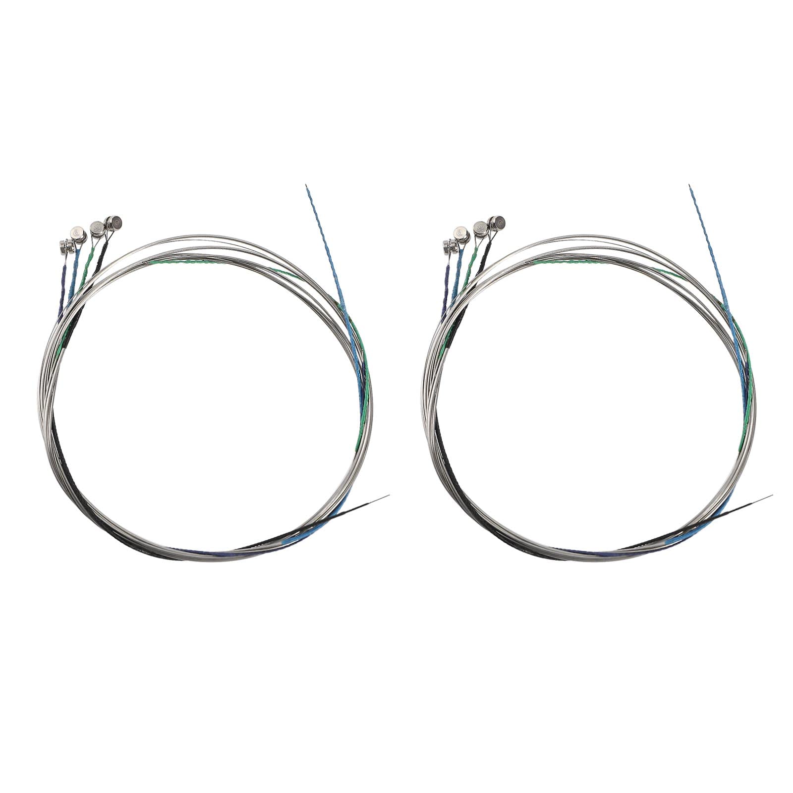 Create idea Violin Strings Universal Full Set (G-D-A-E) Violin Fiddle String Steel Core Nickel-silver Wound with Nickel-plated Ball End for 4/4 Violins(2 Set)