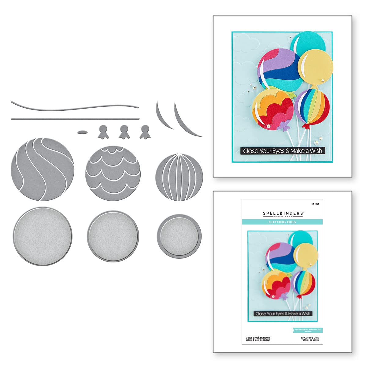 Spellbinders Color Block Balloons