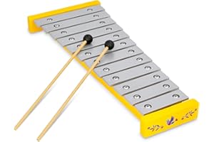 Marmelada Musica 12-Note Tuned Xylophone for Toddlers & Kids – Professional Glockenspiel Musical Toy with Mallets, Guidebook & Video Tutorials – Montessori Music Instrument for Ages 3+, Gift-Ready Box