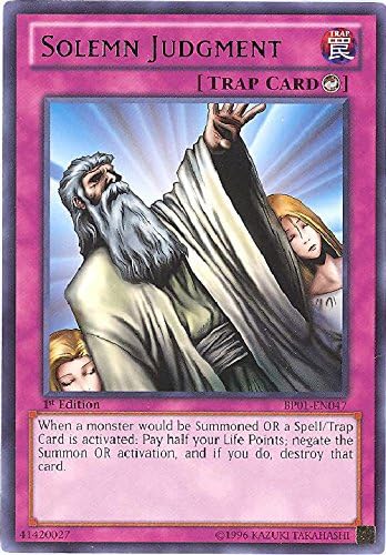 YU-GI-OH! - Solemn Judgment (BP01-EN047) - Battle Pack: Epic Dawn - Unlimited Edition - Rare