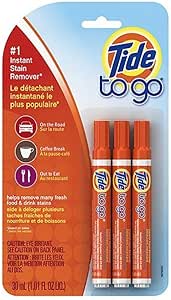 Tide to Go Instant Stain Remover Pens 3 ea (Pack of 1), White