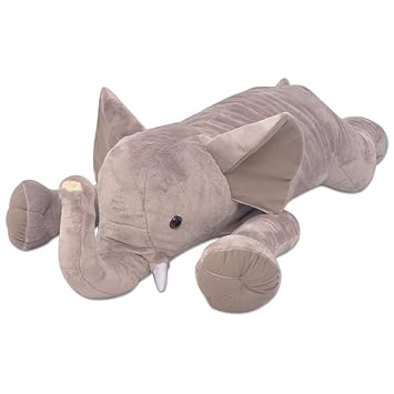vidaXL Kuscheltier Elefant XXL 120cm Plüschkrokodil Plüschtier Stofftier