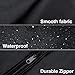 HOUSE DAY Garment Bags for Storage 5 Pack 42 inch Garment Bags for Travel Foldable Storage Bags Suit Covers For Closet,Washable Garment Suit Cover for Dresses,Suits,Coats