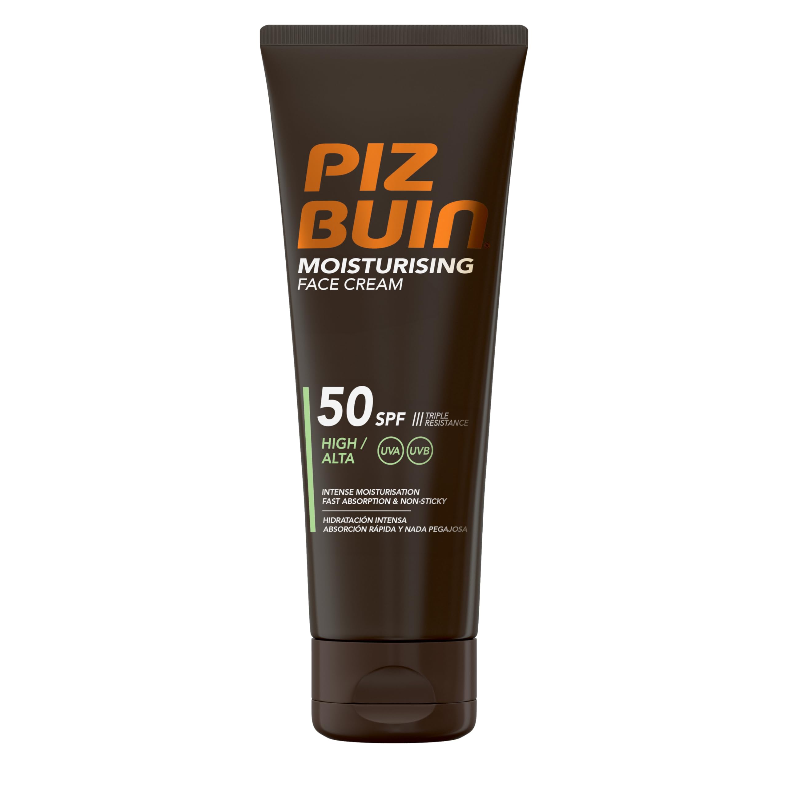 PIZ BUIN® Moisturising Face Cream SPF50, intense moisturisation, advanced UVA/UVB protection, instant & effective protection