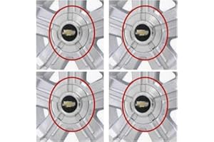 WAREHOUSE APPS C&B 4pcs. 18 Inch Chevy 6 Lug Machined Aluminum Center Caps Hubcaps Wheel Cover 2007-2014# 9596343 or 9597991 5291 Silverado Suburban Tahoe Avalanche 1500 Pickup Truck SUV