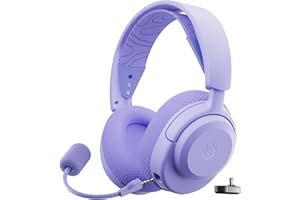 SteelSeries Arctis Nova 3P Wireless Multi-Platform Gaming Headset Mobile App Control, 40 HR Battery Neodymium Magnetic Driver